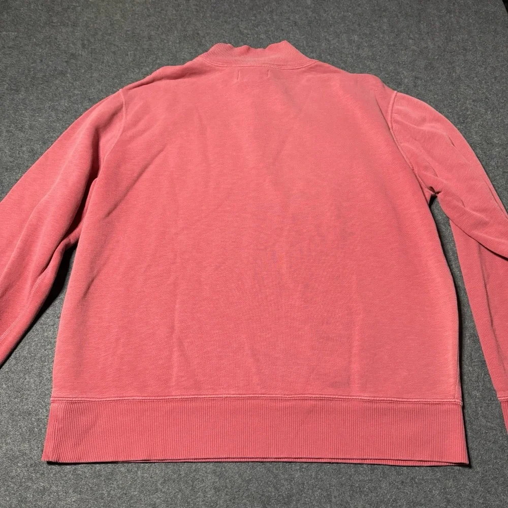 VTG 90s Polo Ralph Lauren 1/4 Button‎ Pullover Faded Red Size XL Grunge Preppy